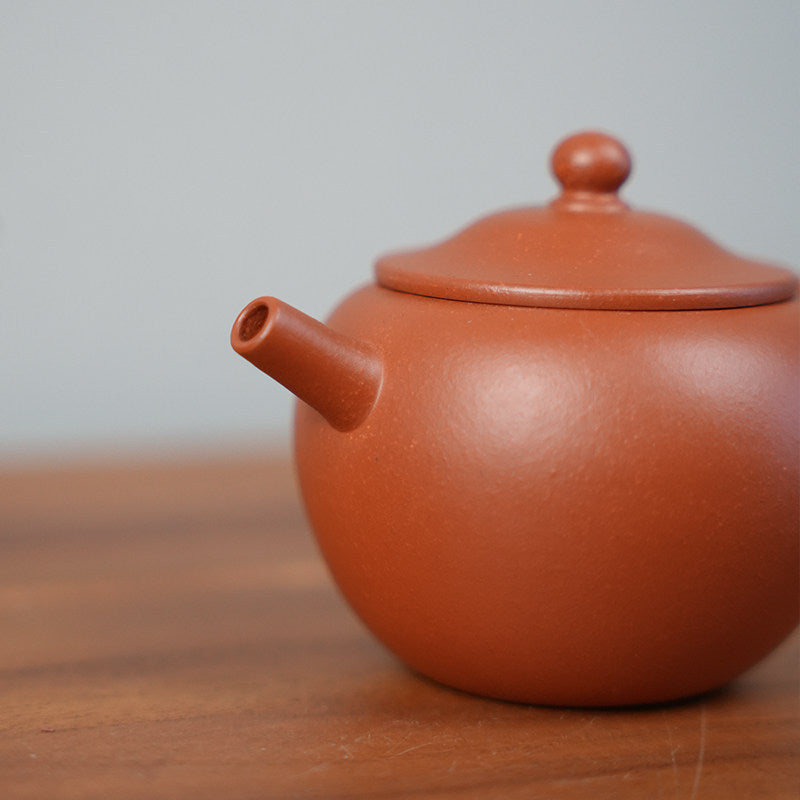 Ming-Style Li Mao – Zhuni Yixing Teapot Da Bin Mark Antique Replica By Shugu Zisha 160ml
