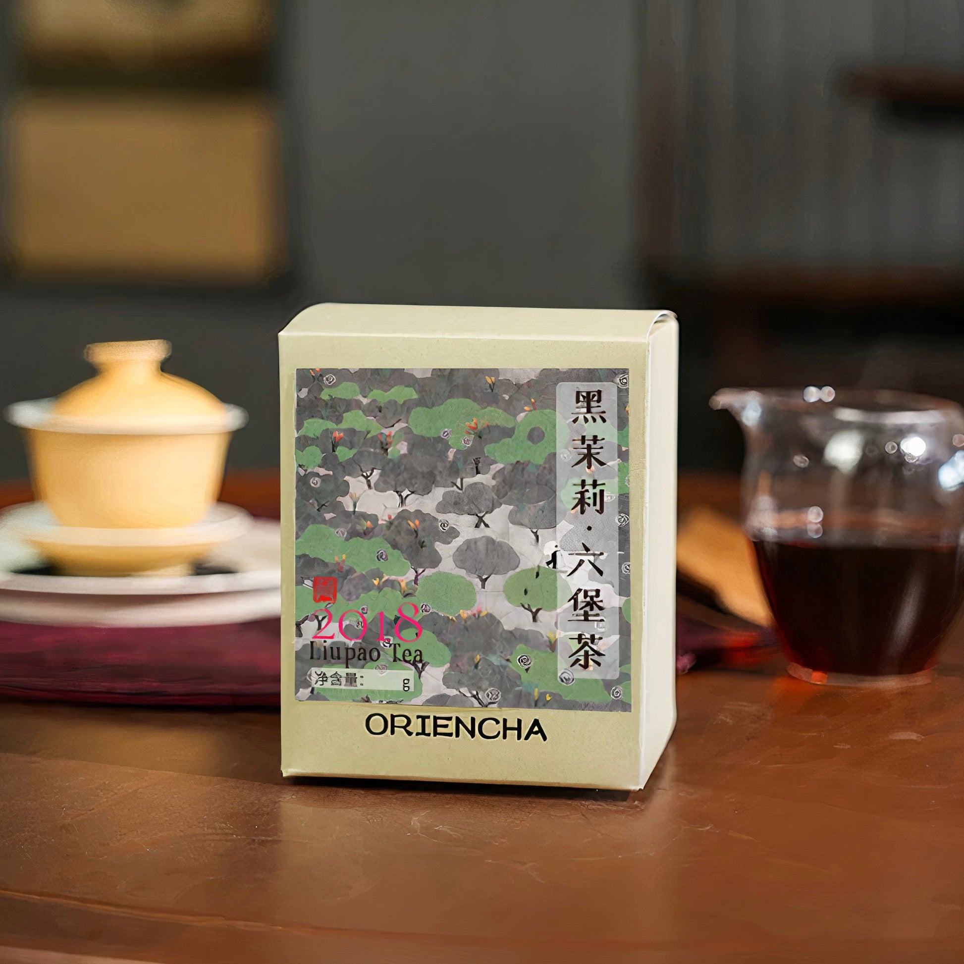 2018 Black Jasmine Liu Bao Tea