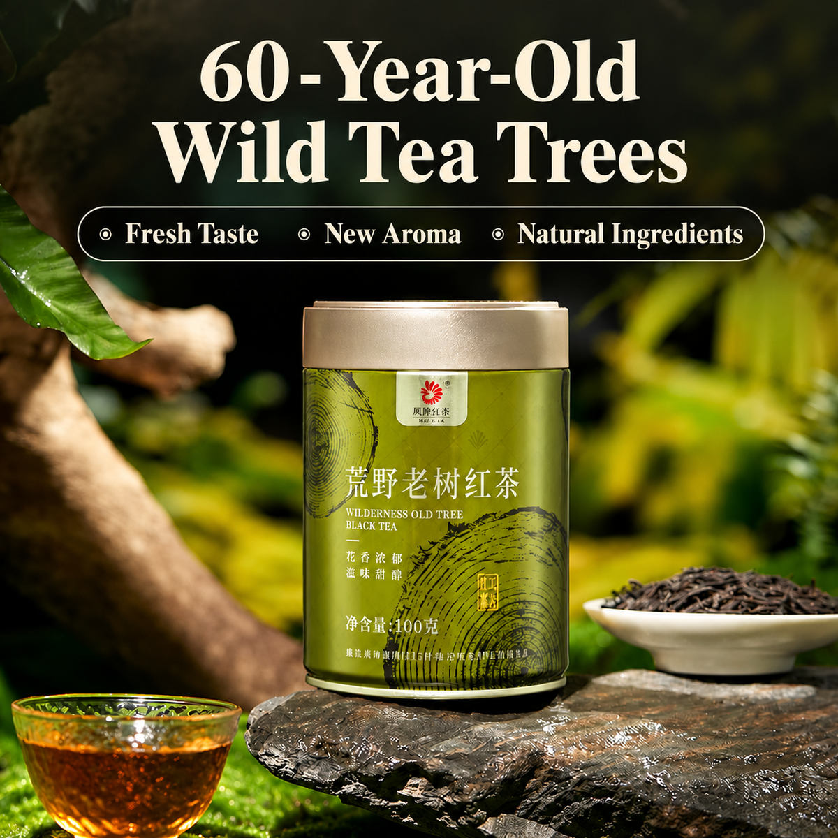 Huangye – Wild Old Tree Yunnan Dianhong Black Tea