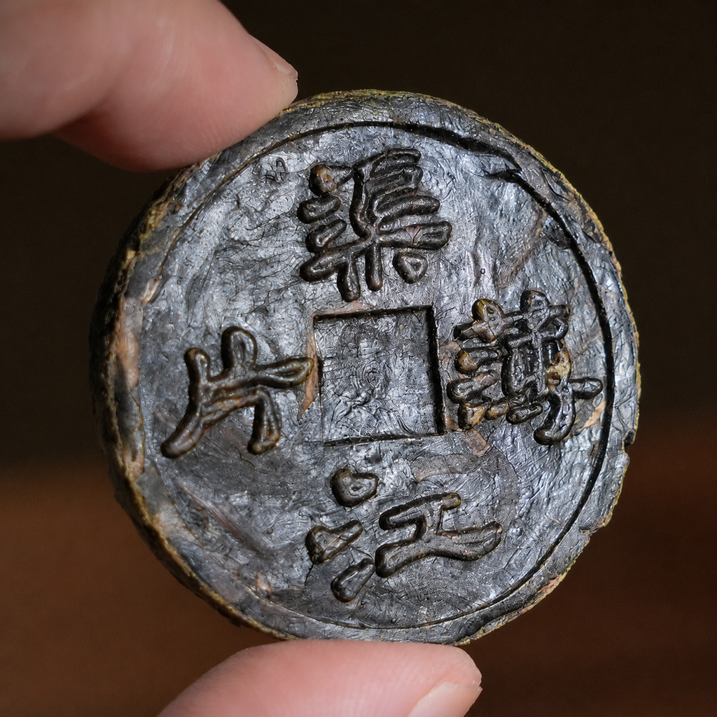 Liubu Linglong – Wild Old Tree Anhua Dark Tea Tianjian Tea Thin Disc