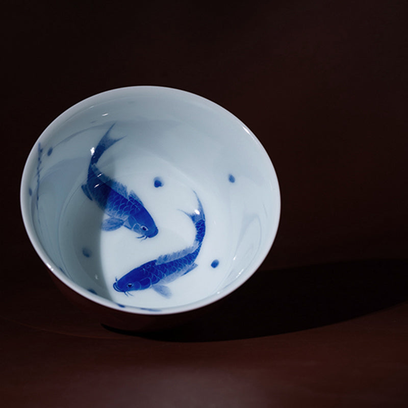 "Twin Fish Contentment" Master Cup