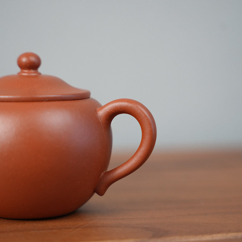 Ming-Style Li Mao – Zhuni Yixing Teapot Da Bin Mark Antique Replica By Shugu Zisha 160ml