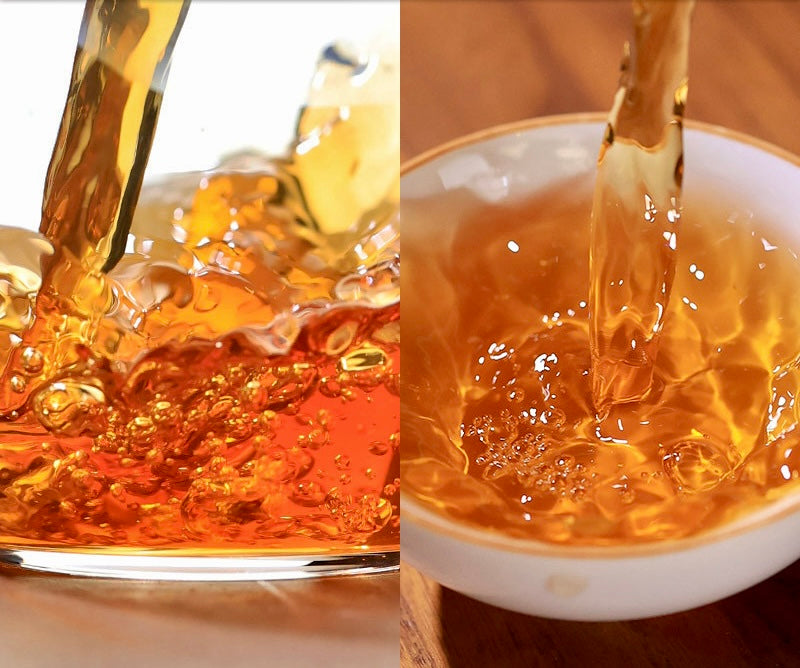 2019 Anhua Dark Tea – Mulan Dew Wild Flower Brick Tea