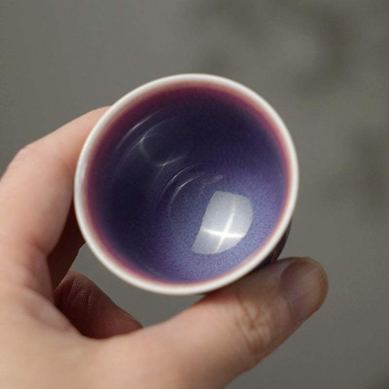 Nebula Zen Handcrafted Purple Tasting Cup