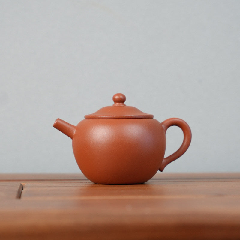Ming-Style Li Mao – Zhuni Yixing Teapot Da Bin Mark Antique Replica By Shugu Zisha 160ml