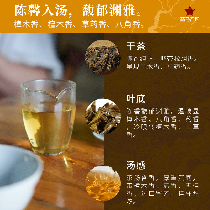 2019 Gaoma Cangjuan Centuries Old Tree Qianliang Tea Cake