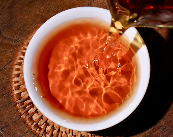 "Fortune on Horseback" Flower Brick – Anhua Dark Tea, Year of the Horse Limited Edition