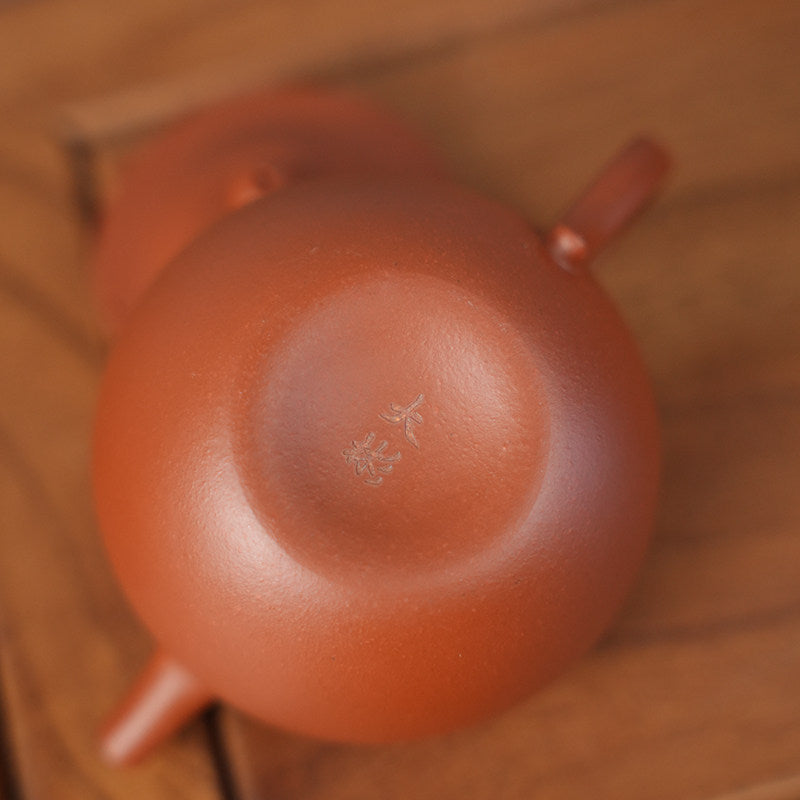 Ming-Style Li Mao – Zhuni Yixing Teapot Da Bin Mark Antique Replica By Shugu Zisha 160ml
