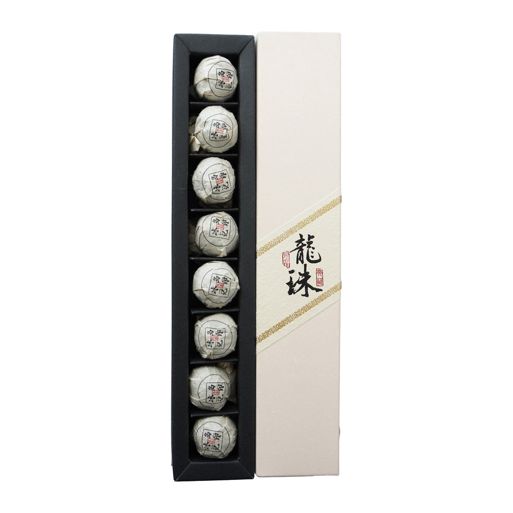 Bingdao Raw Pu-erh Tea Dragon Ball Gift Box-8 Balls（40g/Box）