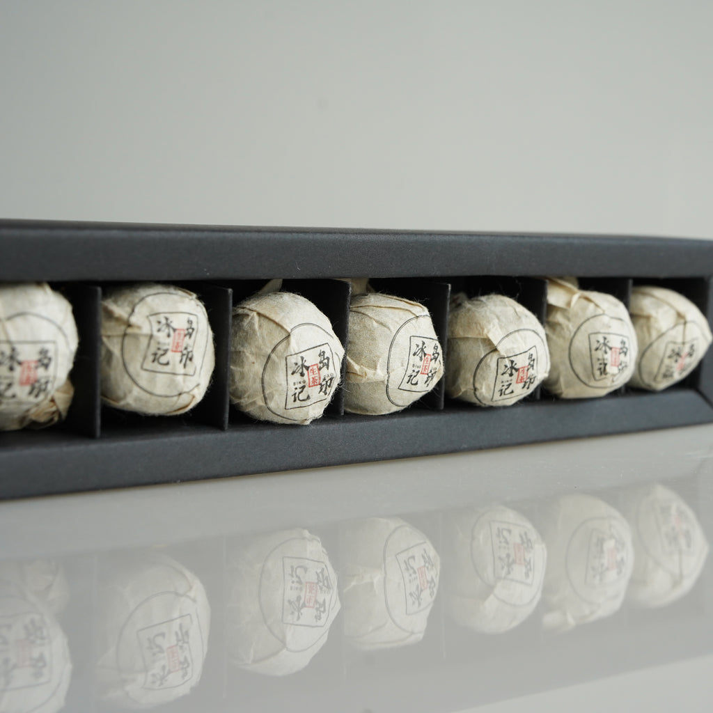 Bingdao Raw Pu-erh Tea Dragon Ball Gift Box-8 Balls（40g/Box）