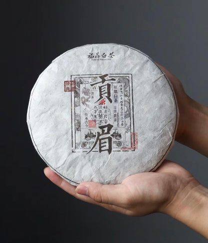 2016 Fuding Tribute Eyebrow (Gong Mei) White Tea Cake