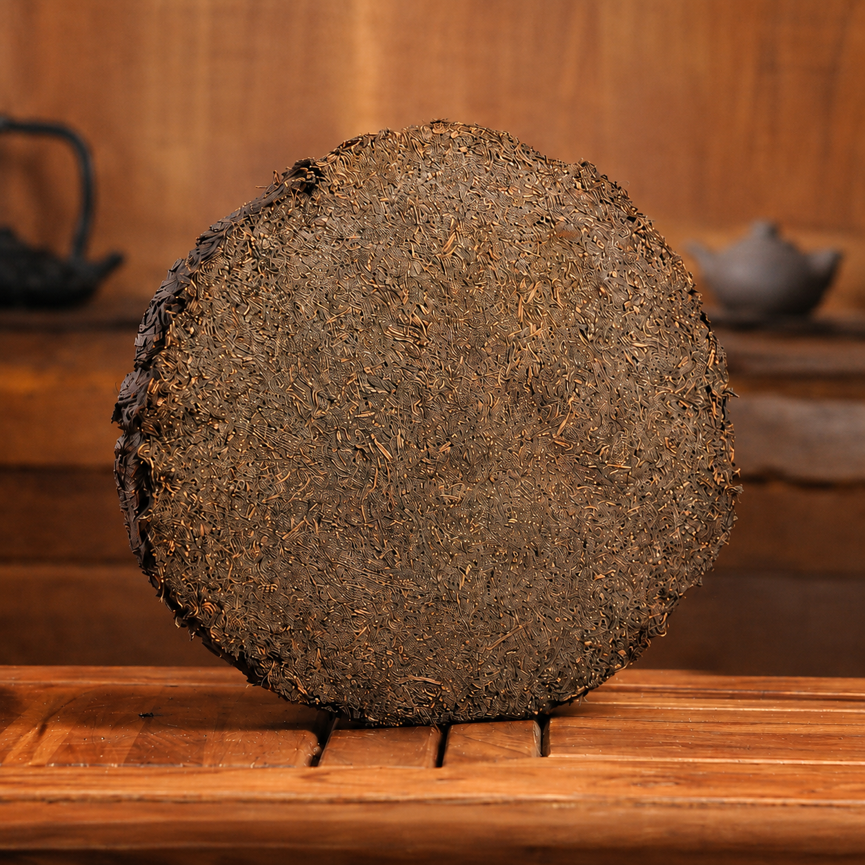 Gaoma Cangjuan – Qianliang Tea Cake 2019 Wild Centuries Old Tree Anhua Heicha