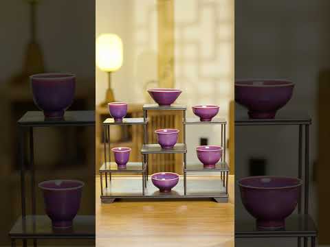 Nebula Zen Handcrafted Purple Tasting Cup